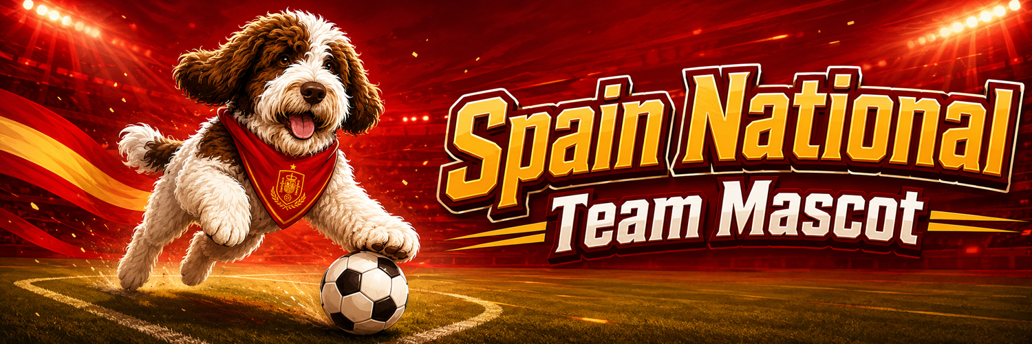 Spain National Team Mascot — Musa banner